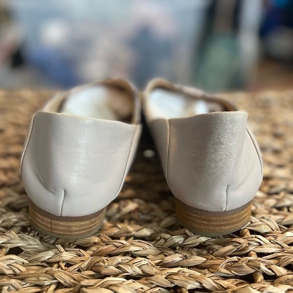 Clarks Pure Tone D'Orsay Flats Snakeskin Gray Leather Size 8 - Picture 3 of 7